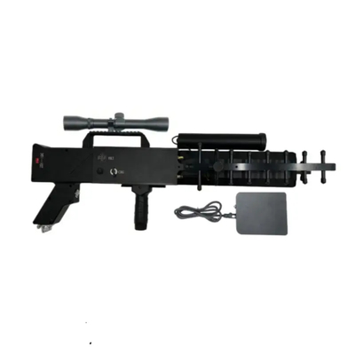 Jammer de señal portátil para drones 900MHz 1.2G 1.5G 2.4G 5.8G Arma de interferencia contra drones