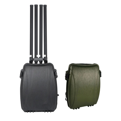Mochila Bloqueador de frecuencia de drones 900M GPS 2.4G 5.8G Interruptores de señal militares