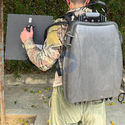 900M 2.4G 5.8G Drone Jammer Mochila anti UAV FPV Jammer de hombre