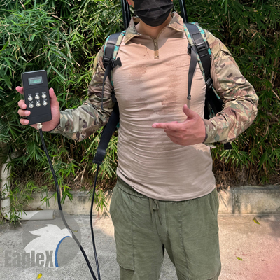 300W Camo 6 Band 2KM Drone de largo alcance Interruptor de señales UAV Solución de defensa anti-drone