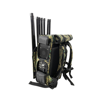 Anti FPV señal GPS de mochila dispositivo de interferencia 350W 2.5KM 8 canales Drone Jammer