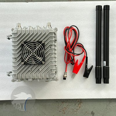 60W 2.4GHz 900MHz 30-50W FPV Drone Jammer GPS de 2 canales Sistema portátil portátil anti-drones UAV montado en el vehículo