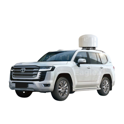 Modificado Toyota Land Cruiser Vehículo de interferencia anti-drones de frecuencia completa DJI FPV Interferencia de señal para la patrulla de la policía militar