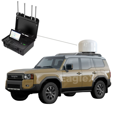 Jeep UAV Jammer Car 3000m Anti Drone FPV 8000M Vehículo de detección Jammer montado