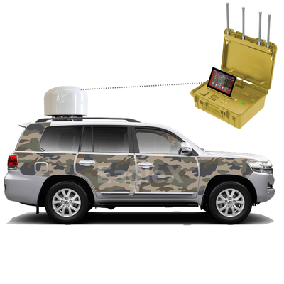 Crucero de camuflaje 3KM Anti Drone Jammer 8KM Solución de detección Anti Drone