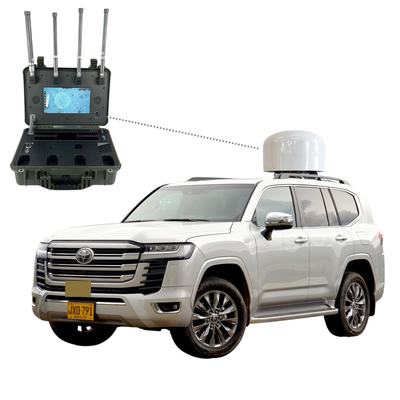 Vehículo SUV Drone Jammer 8KM Detección FPV 3KM Contramedida Solución anti-drone