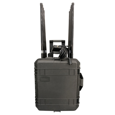 14 Canal de la policía de escáner de interferencia UAV FPV Drone interferencia militar 80MHz ~ 6GHz