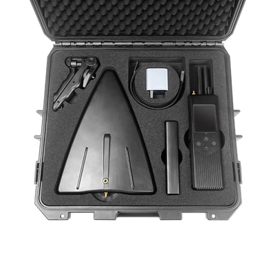 2.4GHz 5.8GHz 2000m Dispositivo de detección de drones portátiles Sistema de alerta múltiple preciso