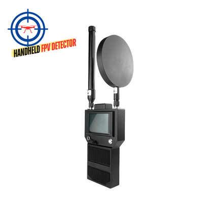 Detector de drones DJI portátil de 3KM FPV 400MHz 2.4GHz 5.2G 5.8G Detección de mano