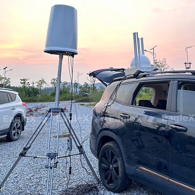 Vehículo Drone Jammer de señal FPV Detector de interferencias al aire libre Aeropuerto Defensa de la prisión