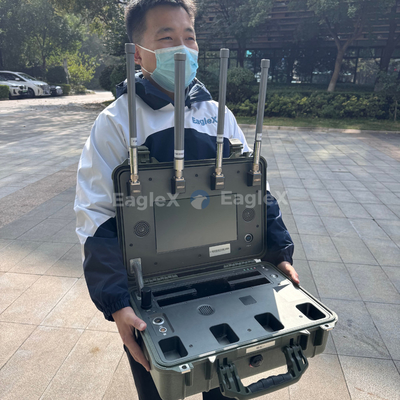 8-10KM FPV UAV Drone Detection Range Detector de drones portátil con posicionamiento de piloto en tiempo real