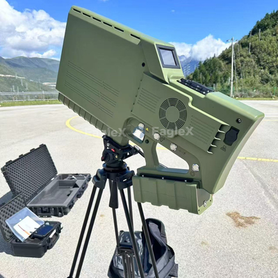 3-en-1 (Detección y interferencia) Dispositivo de defensa móvil de drones FPV portátil