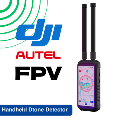 FPV Detector de drones de mano 4KM 4000M Largo alcance de distancia móvil portátil DJI UAV AUTEL Detección Detector pasivo De drones