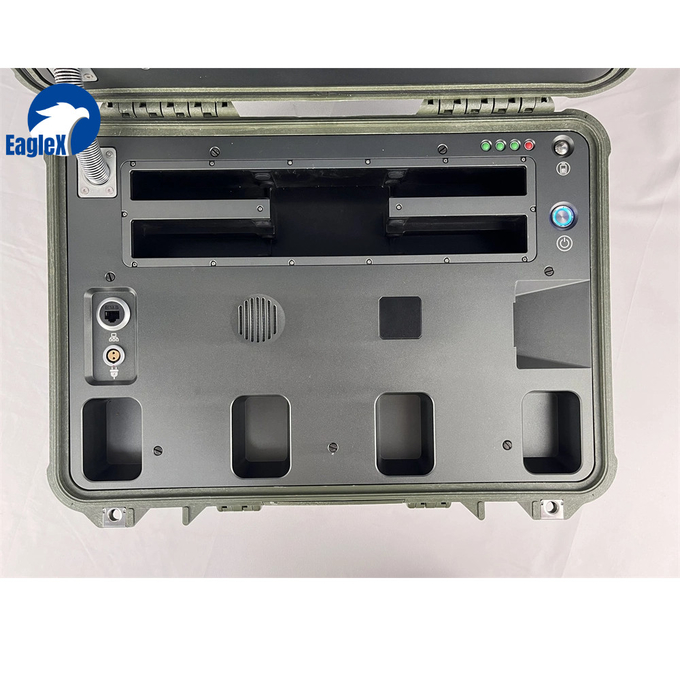 5KM~10KM 360° Espacio aéreo completo IP66 Nivel de protección 900M 1.4G 2.4G 5.2G 5.8GHz 10 horas de operación Detección por detector de drones 2
