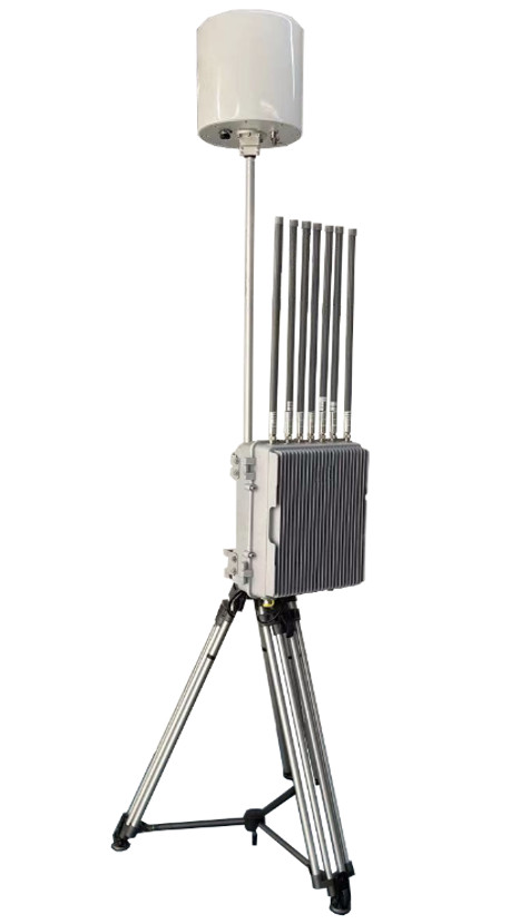 5Sistema de detección de drones de.8GHz Solución de UAS contra drones Equipo de interferencia de drones 0