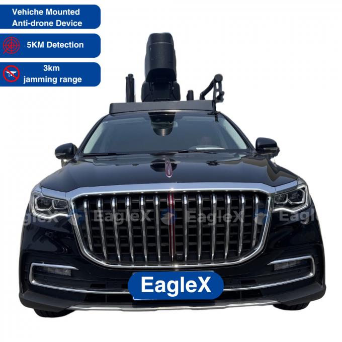 Uso del coche para la detección de drones y sistema de interferencia para la seguridad del espacio aéreo 0