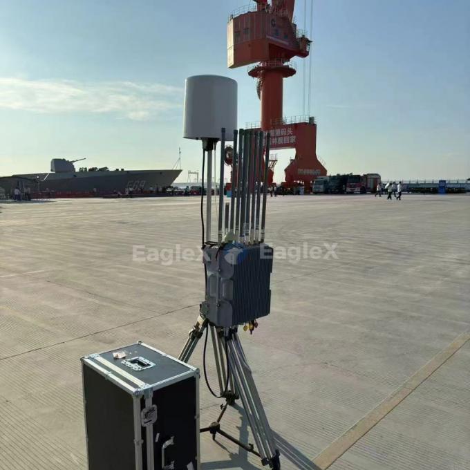 Detector de drones de nivel de protección IP66 para cobertura de amplia frecuencia y alta precisión en vigilancia por radio pasiva 0