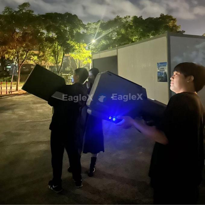 3-en-1 (Detección y interferencia) Dispositivo de defensa móvil de drones FPV portátil 2